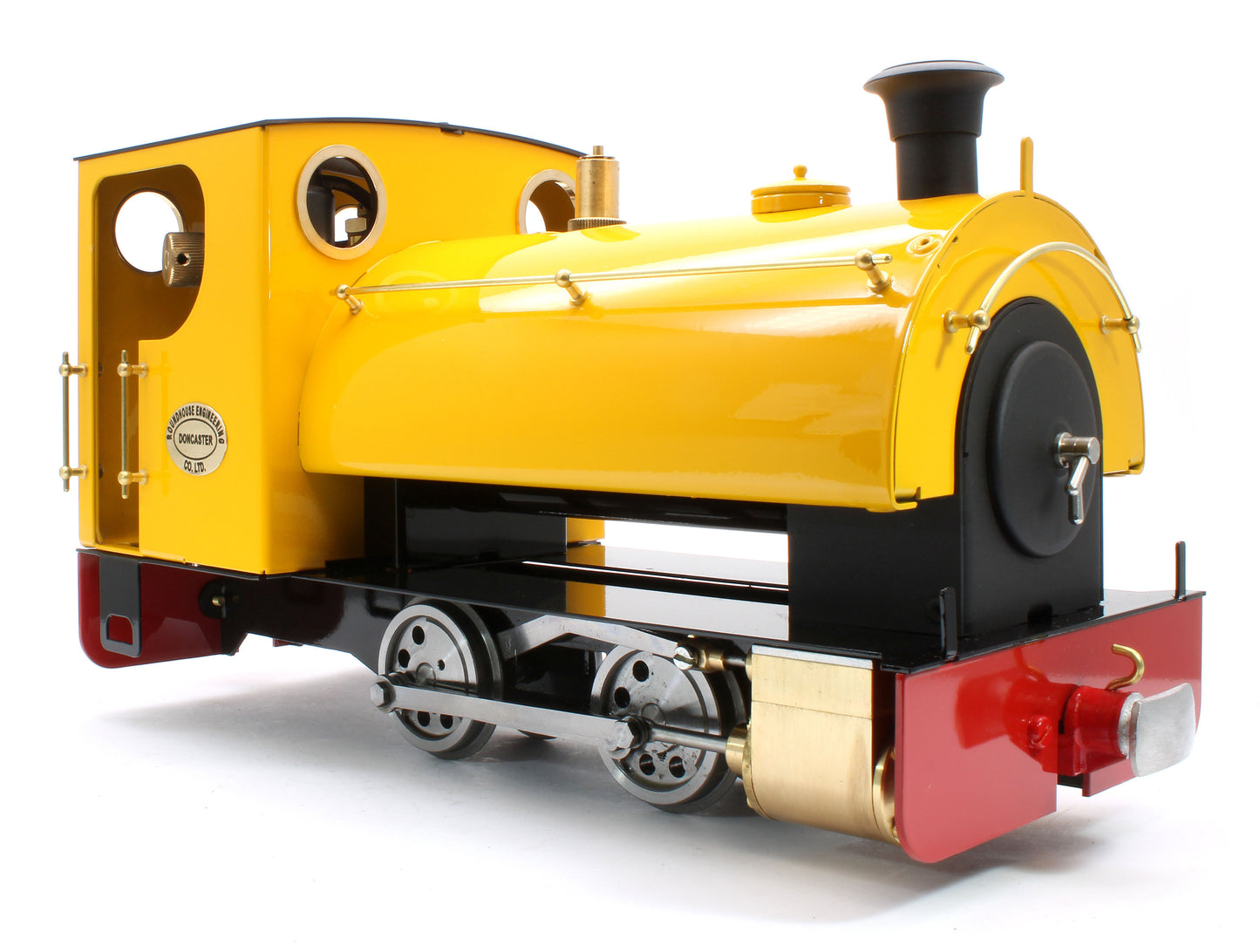 PEGGIE-YELLOW 0-4-0 Saddle Tank 'Peggie' Yellow (Manual) Steam Locomotive