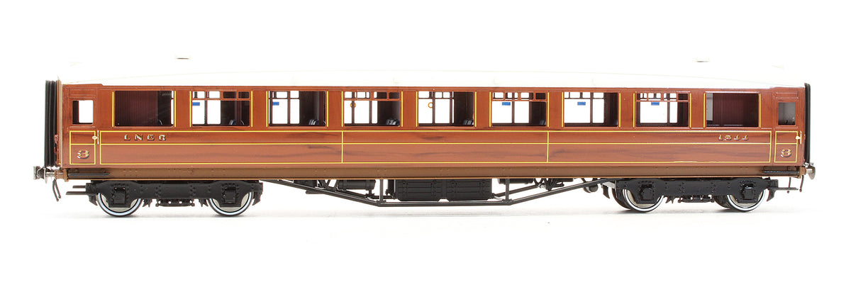 Pre-Owned LNER Teak Gresley 3rd Coach No.1844
