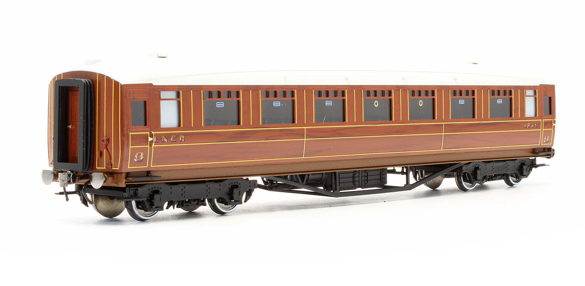 Pre-Owned LNER Teak Gresley 3rd Coach No.1842