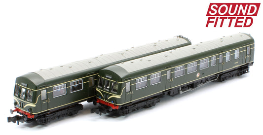 371-508ASF Class 101 2-Car 'Power Twin' DMU BR Green (Speed Whiskers) - DCC Sound