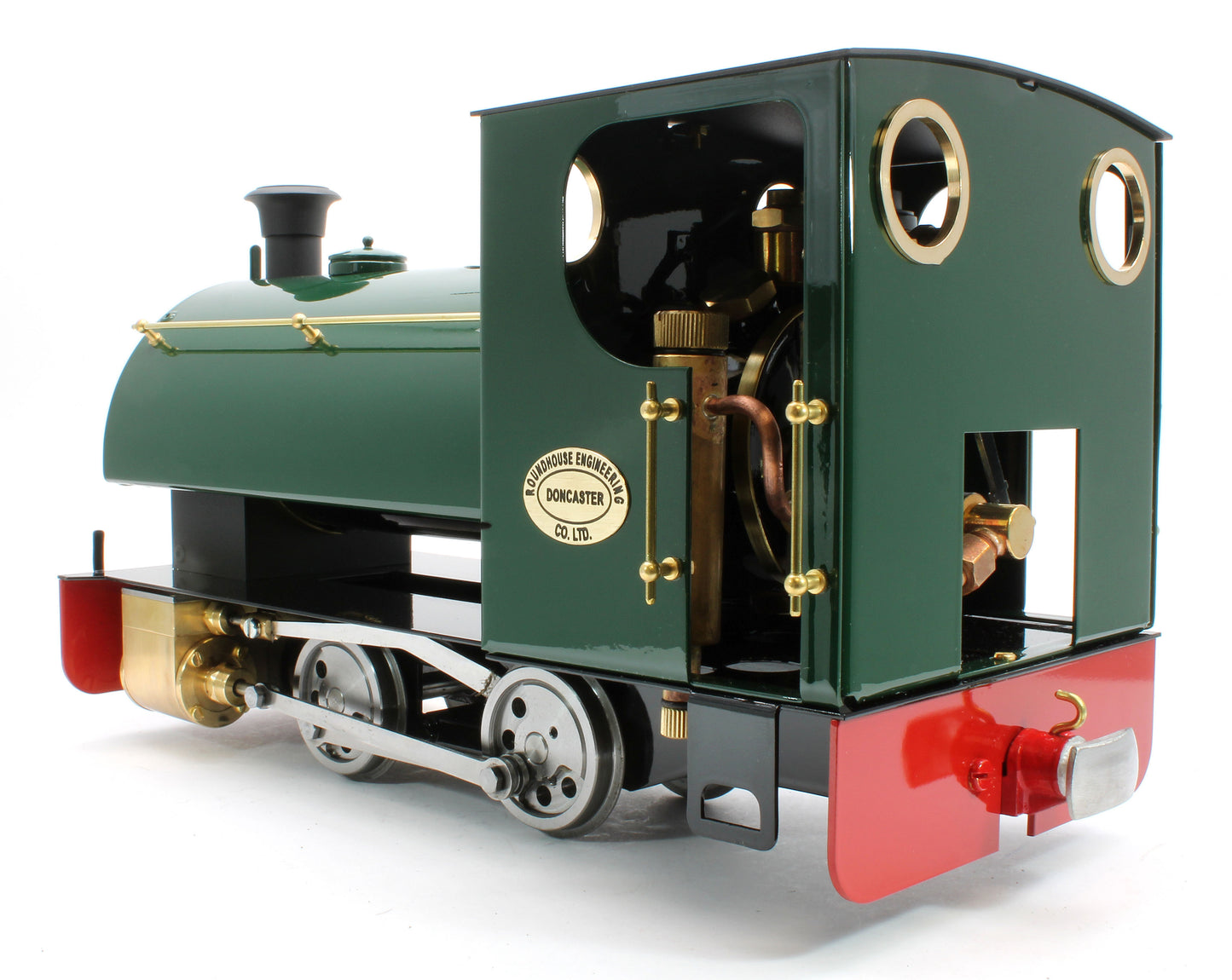 PEGGIE-BRUNGREEN-32 0-4-0 Saddle Tank 'Peggie' Deep Brunswick Green (Manual) Steam Locomotive