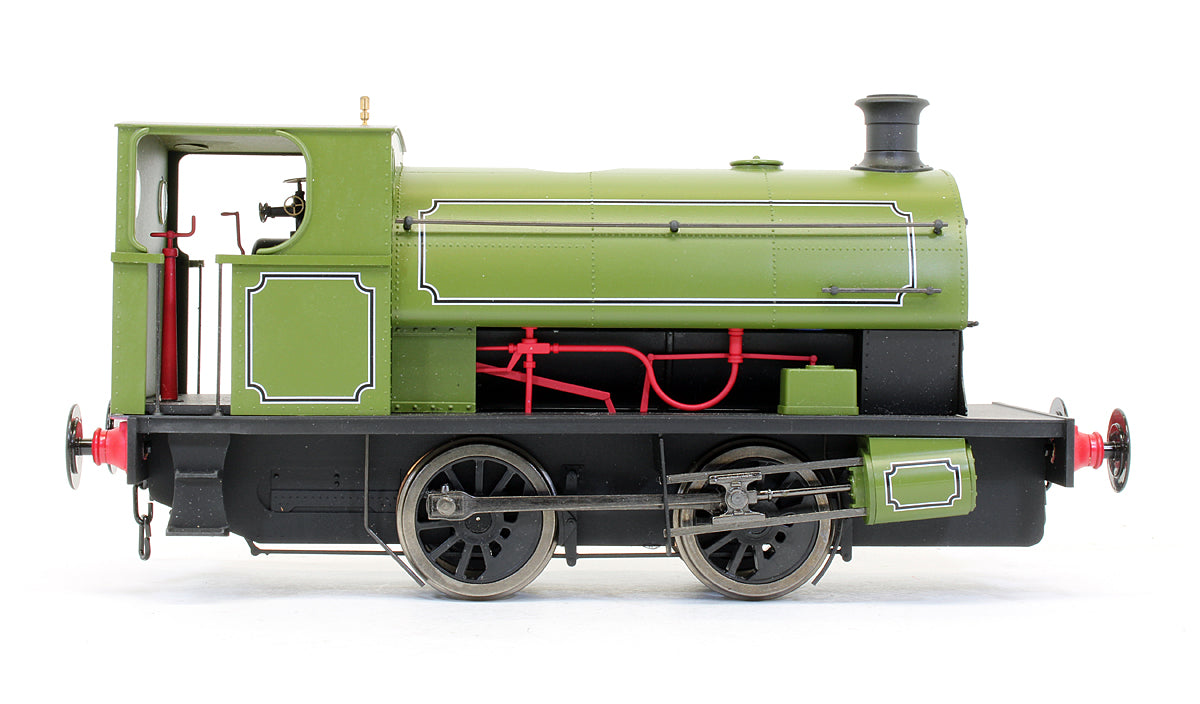 Pre-Owned Peckett E Class 0-4-0 Saddle Tank Lined Green Steam Locomotive - DCC Fitted