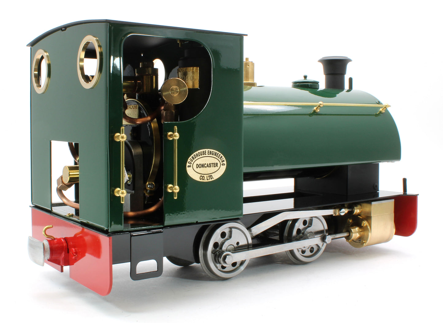 PEGGIERC-BRUNGREEN-32 0-4-0 Saddle Tank 'Peggie' Deep Brunswick Green (Radio Control) Steam Locomotive