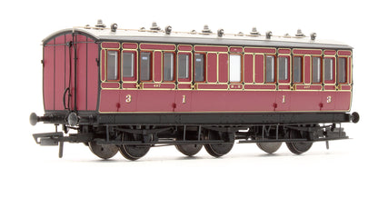Pre-Owned Hattons Originals Genesis Pack of 4 coaches (4BT, 4T, 6CL, 6BT) in Midland Railway Crimson Lake