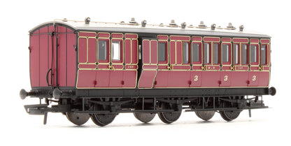 Pre-Owned Hattons Originals Genesis Pack of 4 coaches (4BT, 4T, 6CL, 6BT) in Midland Railway Crimson Lake