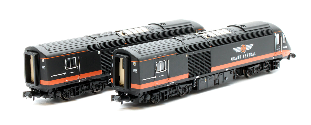 Class 43 HST Grand Central 43480 & 43468 HST Twin Pack (with Buffers)