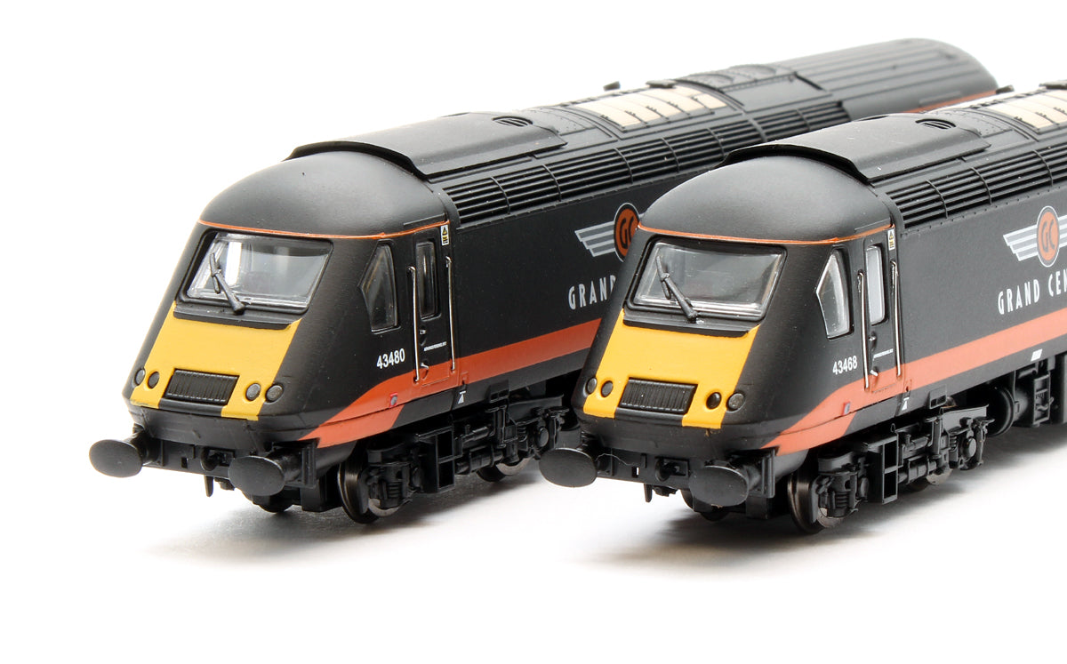 Class 43 HST Grand Central 43480 & 43468 HST Twin Pack (with Buffers)