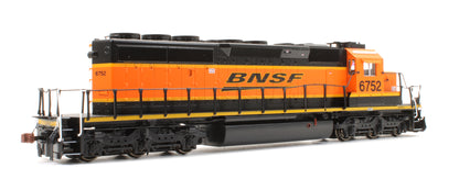 Pre-Owned EMD SD40-2 Mid BNSF Swoosh Logo Diesel Locomotive - Road #6752