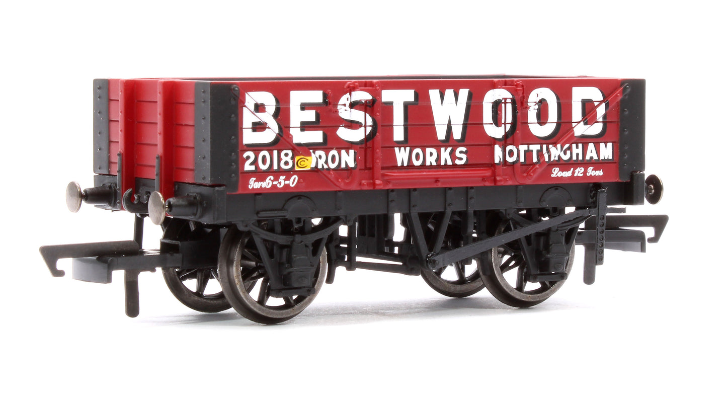 4 Plank Wagon Bestwood Iron Works Nottingham No.2017