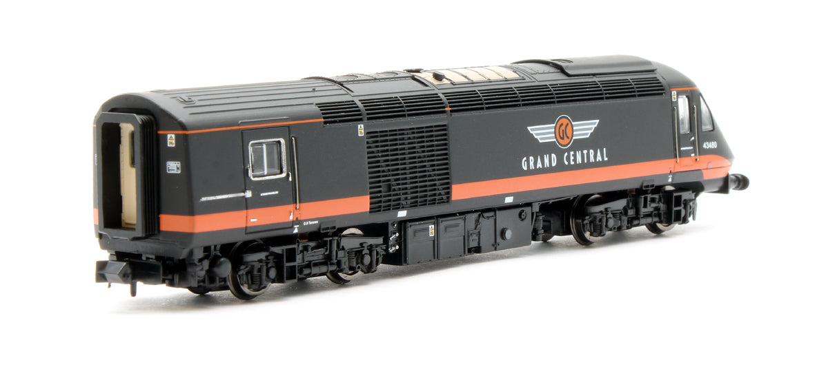 Class 43 HST Grand Central 43480 & 43468 HST Twin Pack (with Buffers)