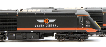 Class 43 HST Grand Central 43480 & 43468 HST Twin Pack (with Buffers)