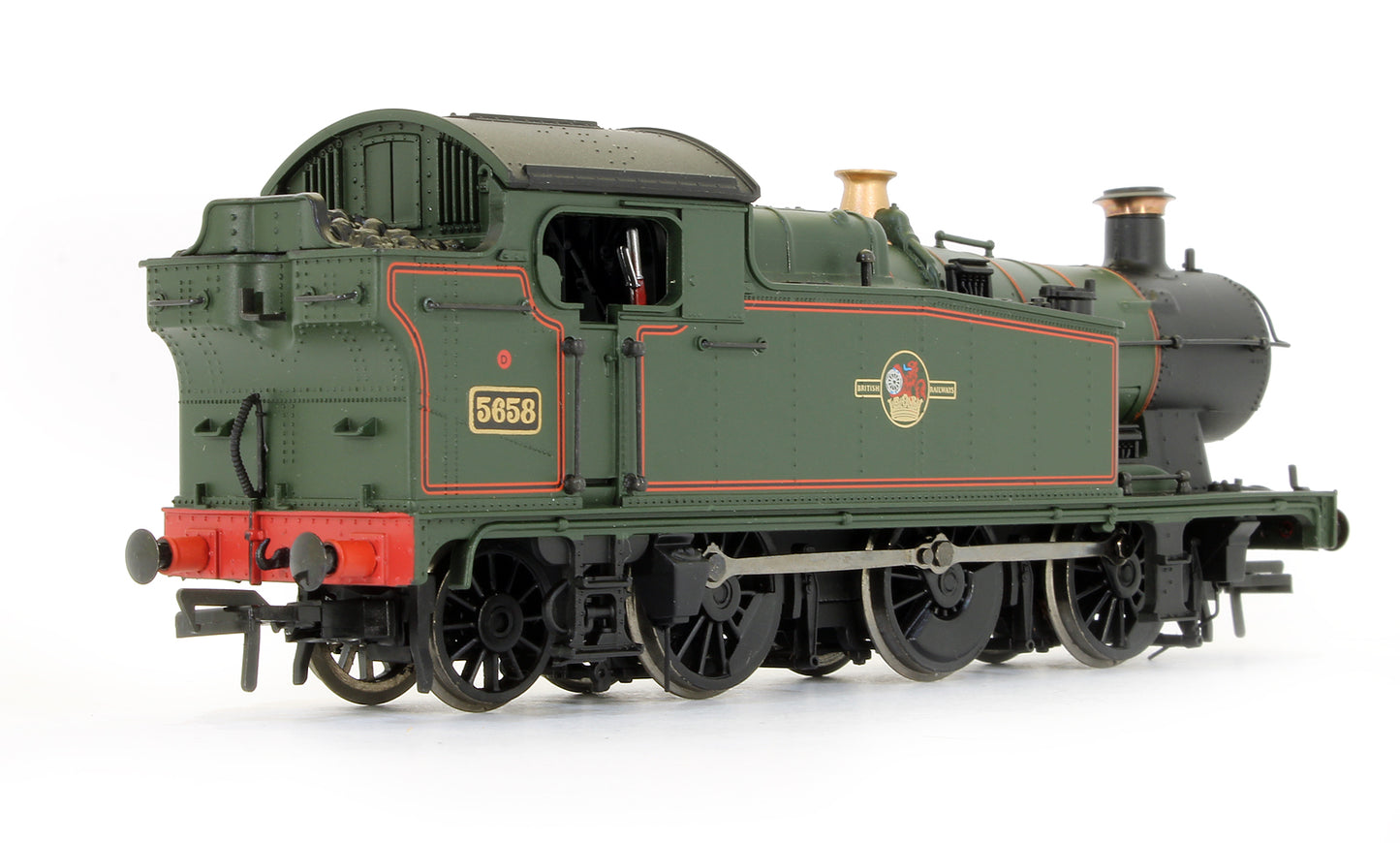 Pre-Owned Class 56XX Tank 5658 BR Lined Green Late Crest Steam Locomotive