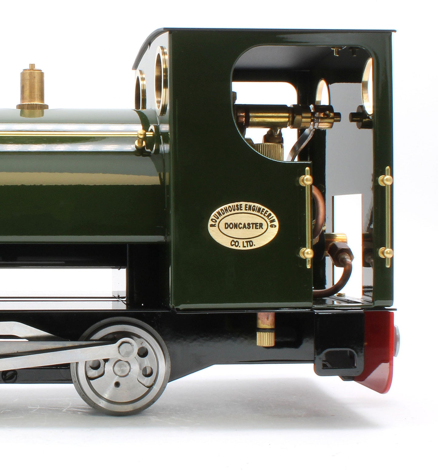 PEGGIE-BRONZEGREEN-32 0-4-0 Saddle Tank 'Peggie' Deep Bronze Green (Manual) Steam Locomotive