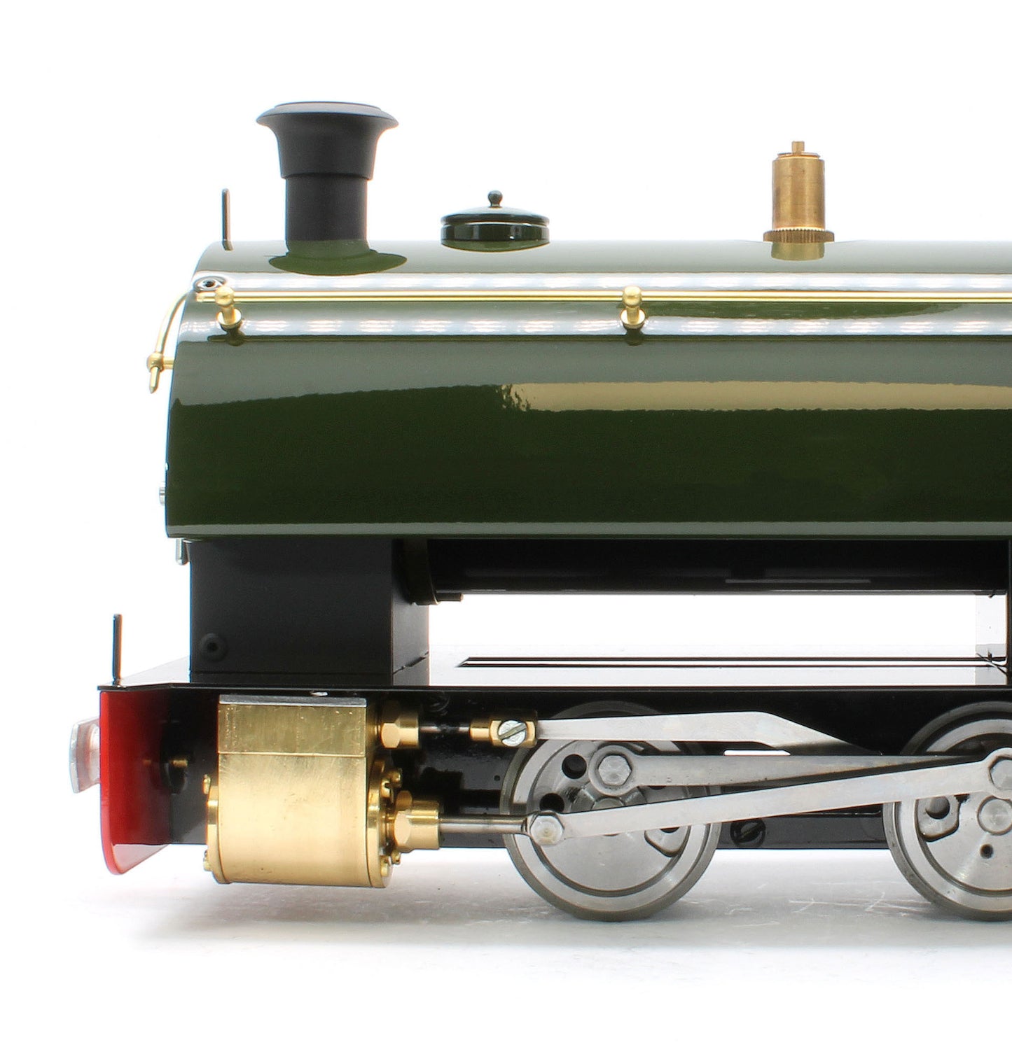 PEGGIE-BRONZEGREEN-32 0-4-0 Saddle Tank 'Peggie' Deep Bronze Green (Manual) Steam Locomotive