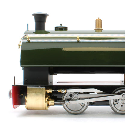 PEGGIE-BRONZEGREEN-32 0-4-0 Saddle Tank 'Peggie' Deep Bronze Green (Manual) Steam Locomotive