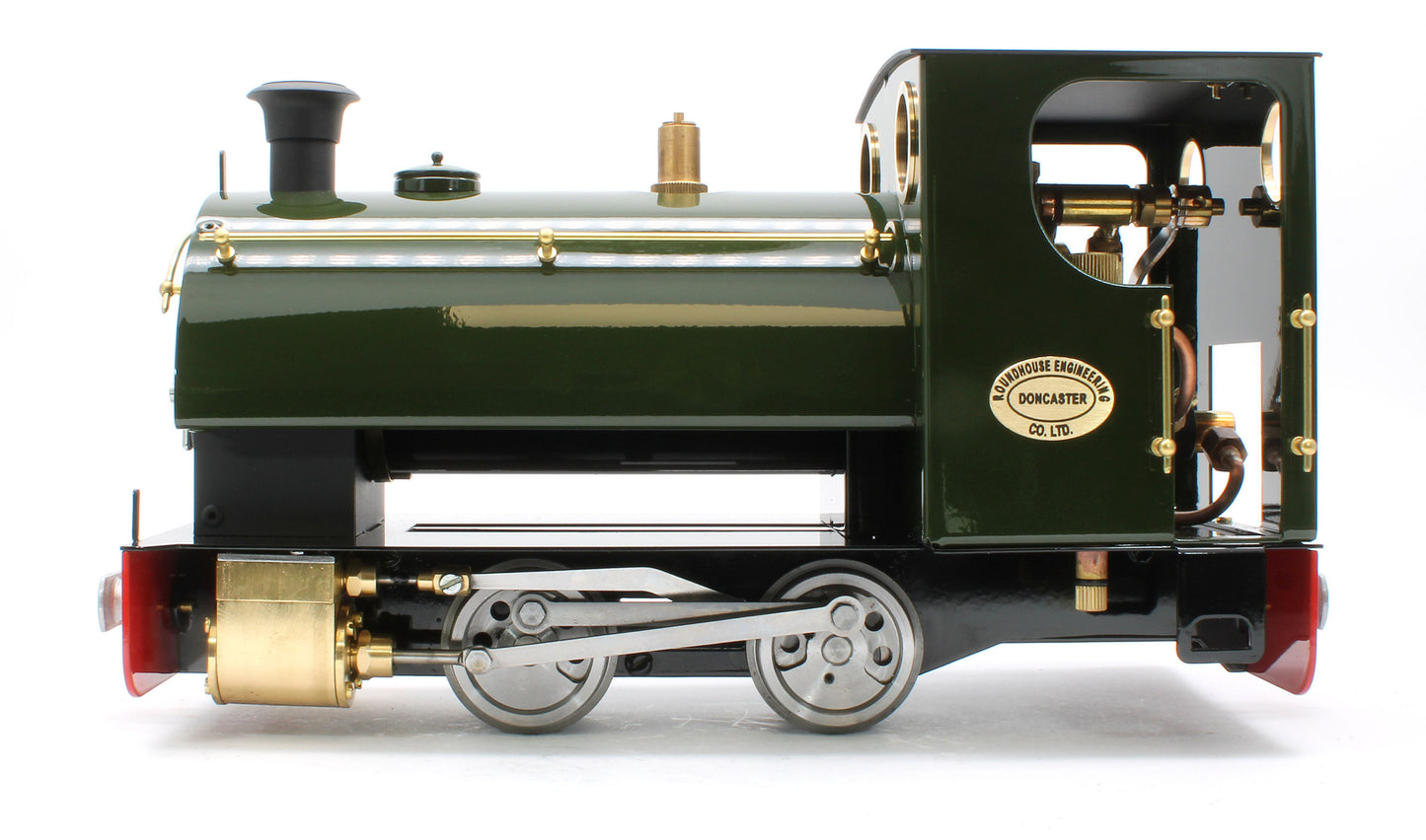 PEGGIE-BRONZEGREEN-32 0-4-0 Saddle Tank 'Peggie' Deep Bronze Green (Manual) Steam Locomotive