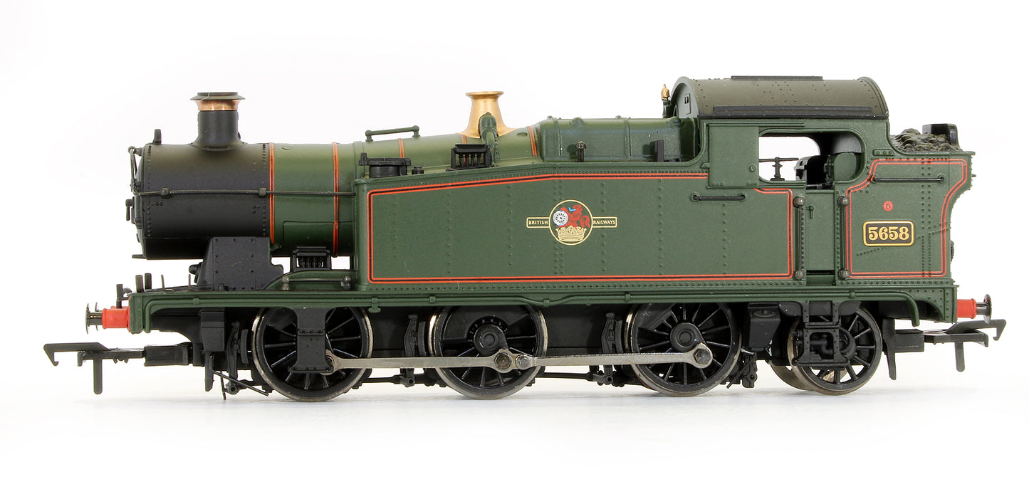 Pre-Owned Class 56XX Tank 5658 BR Lined Green Late Crest Steam Locomotive