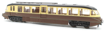 Streamlined Railcar W10 BR Lined Chocolate and Cream