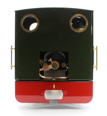 PEGGIE-BRONZEGREEN-32 0-4-0 Saddle Tank 'Peggie' Deep Bronze Green (Manual) Steam Locomotive