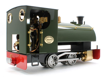PEGGIE-BRONZEGREEN-32 0-4-0 Saddle Tank 'Peggie' Deep Bronze Green (Manual) Steam Locomotive