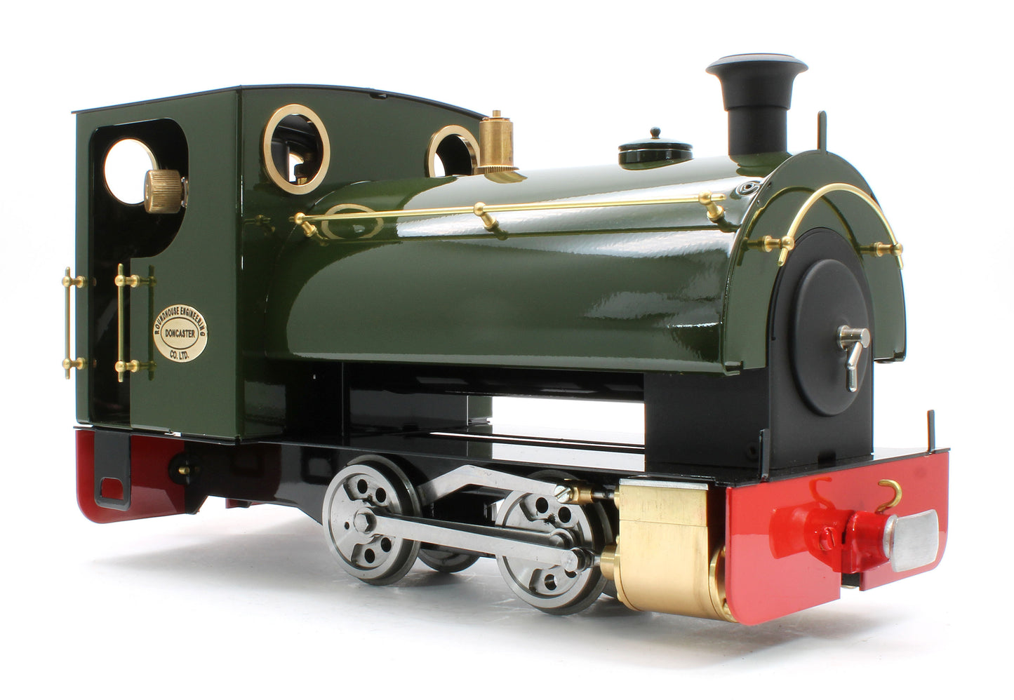 PEGGIE-BRONZEGREEN-32 0-4-0 Saddle Tank 'Peggie' Deep Bronze Green (Manual) Steam Locomotive