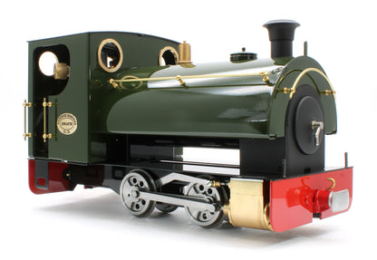 PEGGIE-BRONZEGREEN-32 0-4-0 Saddle Tank 'Peggie' Deep Bronze Green (Manual) Steam Locomotive