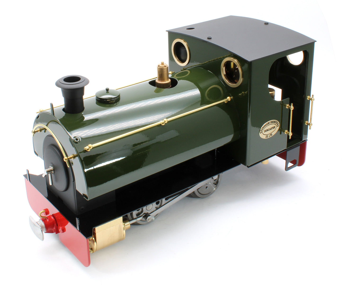 PEGGIE-BRONZEGREEN-32 0-4-0 Saddle Tank 'Peggie' Deep Bronze Green (Manual) Steam Locomotive