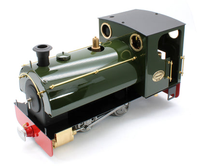 PEGGIE-BRONZEGREEN-32 0-4-0 Saddle Tank 'Peggie' Deep Bronze Green (Manual) Steam Locomotive