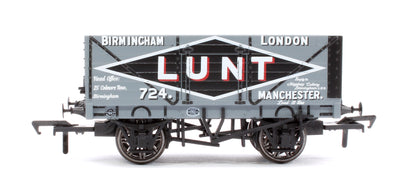 7 Plank 1907 Railway Clearing House Open Wagon - Lunt, Birmingham-London-Manchester No.724