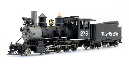 Pre-Owned D&RGW C-16 2-8-0 Black - Road #278 - DCC Sound Fitted