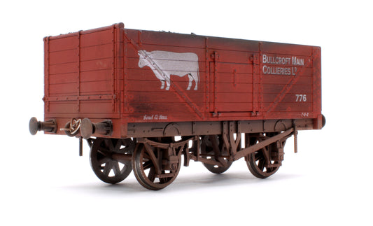 Pre-Owned Kit Built 7 Plank Wagon 'Bullcroft Main Collieries Limited' No.776 With Load (Unboxed) - Weathered