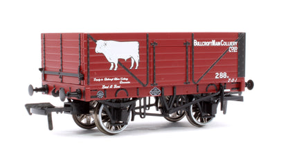 7 Plank 1907 Railway Clearing House Open Wagon - Bullcroft Main Colliery, Doncaster No.288