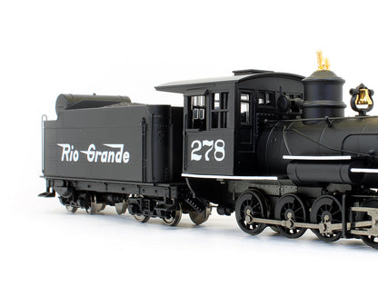 Pre-Owned D&RGW C-16 2-8-0 Black - Road #278 - DCC Sound Fitted