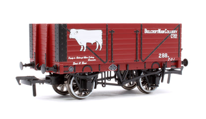 7 Plank 1907 Railway Clearing House Open Wagon - Bullcroft Main Colliery, Doncaster No.288