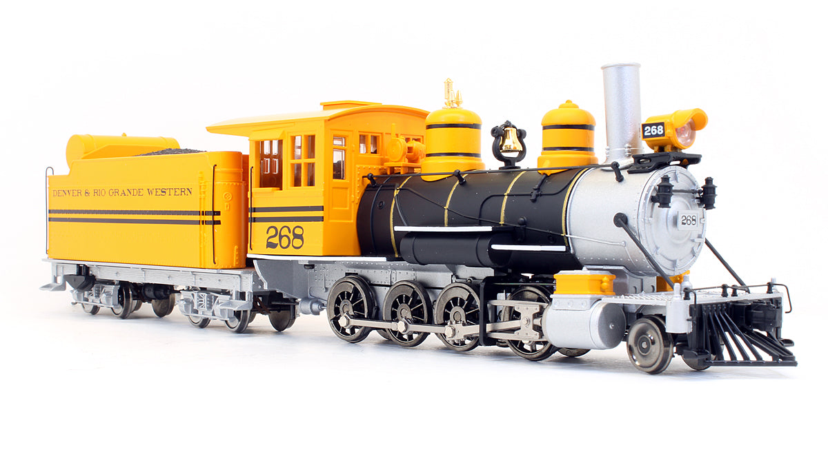 Pre-Owned D&RGW C-16 2-8-0 Yellow 'Bumble Bee' Scheme - Road #268 - DCC Sound Fitted