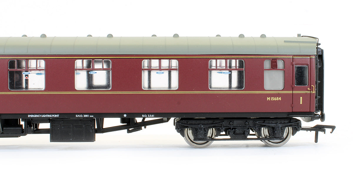 39-126B Pre-Owned BR Maroon MK1 Composite Corridor CK Coach 'M15684'