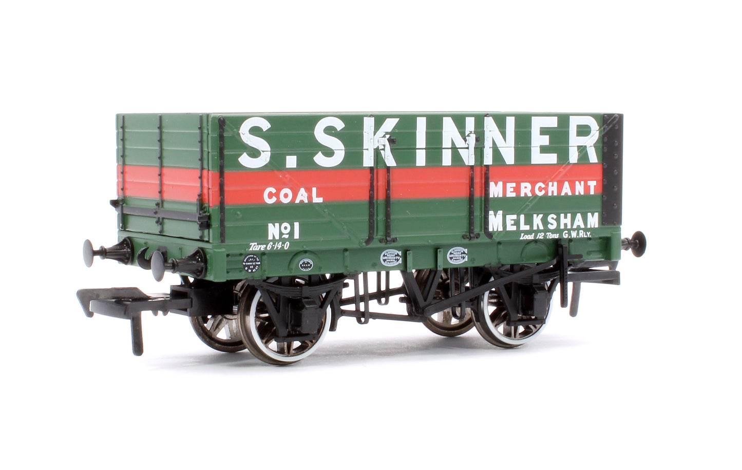 7 Plank 1907 Railway Clearing House Open Wagon - S. Skinner, Melksham No.1