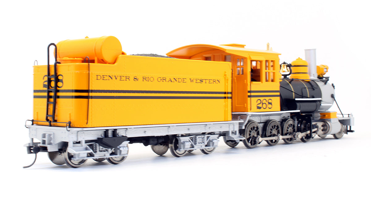 Pre-Owned D&RGW C-16 2-8-0 Yellow 'Bumble Bee' Scheme - Road #268 - DCC Sound Fitted