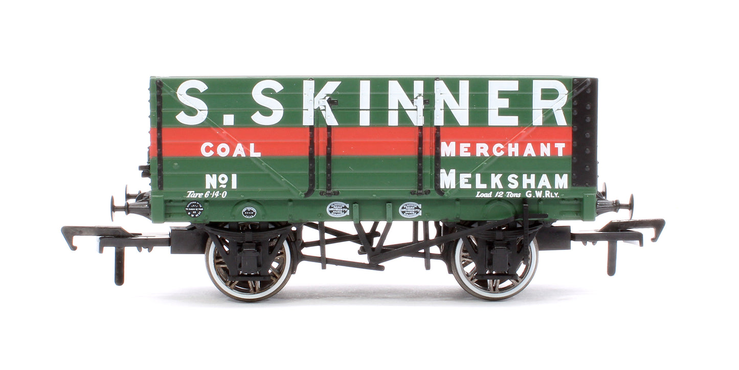 7 Plank 1907 Railway Clearing House Open Wagon - S. Skinner, Melksham No.1