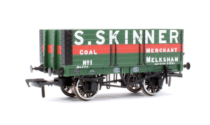 7 Plank 1907 Railway Clearing House Open Wagon - S. Skinner, Melksham No.1