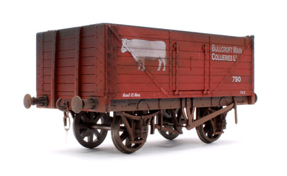 Pre-Owned Kit Built 7 Plank Wagon 'Bullcroft Main Collieries Limited' No.790 With Load (Unboxed) - Weathered