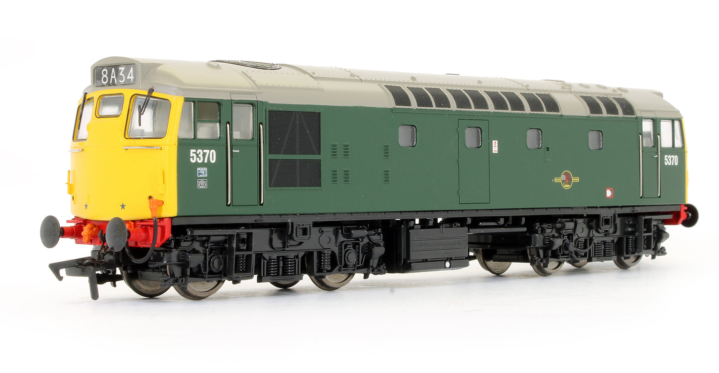 Pre-Owned Class 27 5370 in Green With Full Yellow Ends (no boiler tanks) Diesel Locomotive
