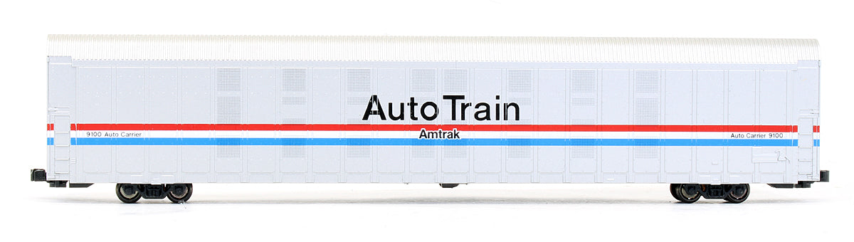 Pre-Owned Amtrak Auto Trailer 4 Car Set