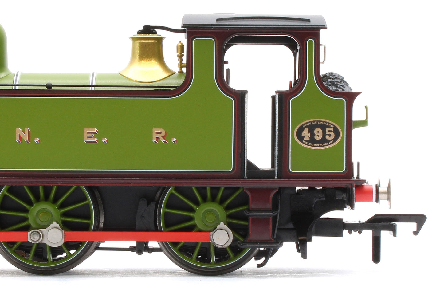 31-065SF NER E (J71) 495 NER Lined Green & Maroon Steam Tank Locomotive - DCC Sound