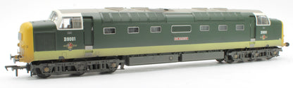 Pre-Owned Class 55 D9001 'ST. Paddy' BR Two Tone Green Diesel Locomotive (Weathered)