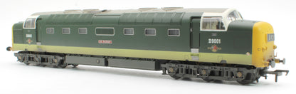 Pre-Owned Class 55 D9001 'ST. Paddy' BR Two Tone Green Diesel Locomotive (Weathered)