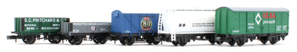NR58880 N Gauge 80th Anniversary Wagon Pack - Pack of 5