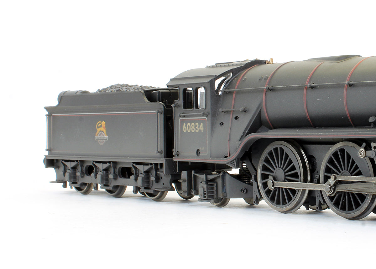 Pre-Owned 31-562 V2 '60834' BR Black Early Emblem Stepped Tender Steam Locomotive (Weathered)