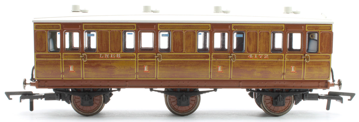 LNER 6 Wheel 1st Class Coach No.4172