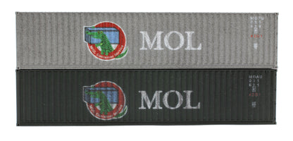 40ft' Container MOL 031601 0/055419 4 - Weathered